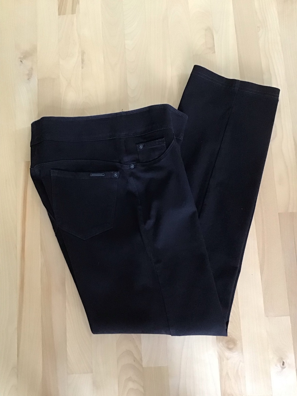 Luxe Stretch Denim Straight Leg